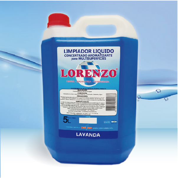 Limpiador Liquido Lavanda Lorenzo Argen-Clean